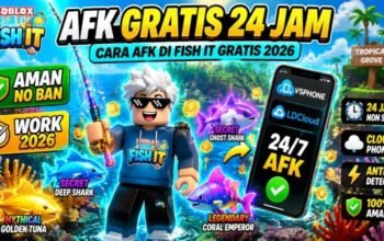 Cara AFK di Fish It Gratis 2026 yang Aman Tanpa DC & Tanpa Auto Clicker