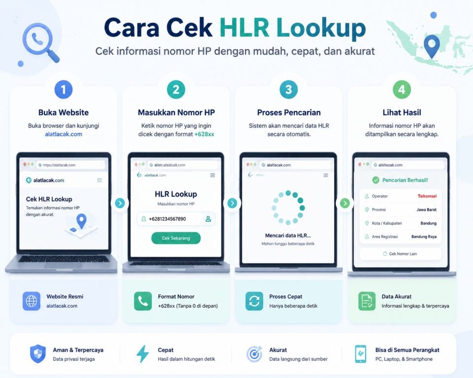Cara Cek HLR Lookup
