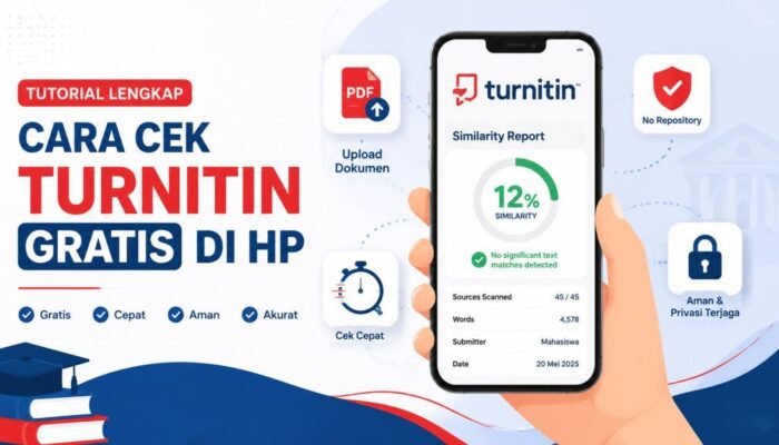 Cara Cek Turnitin Gratis di HP 2026 untuk Android & iOS (100% Work)