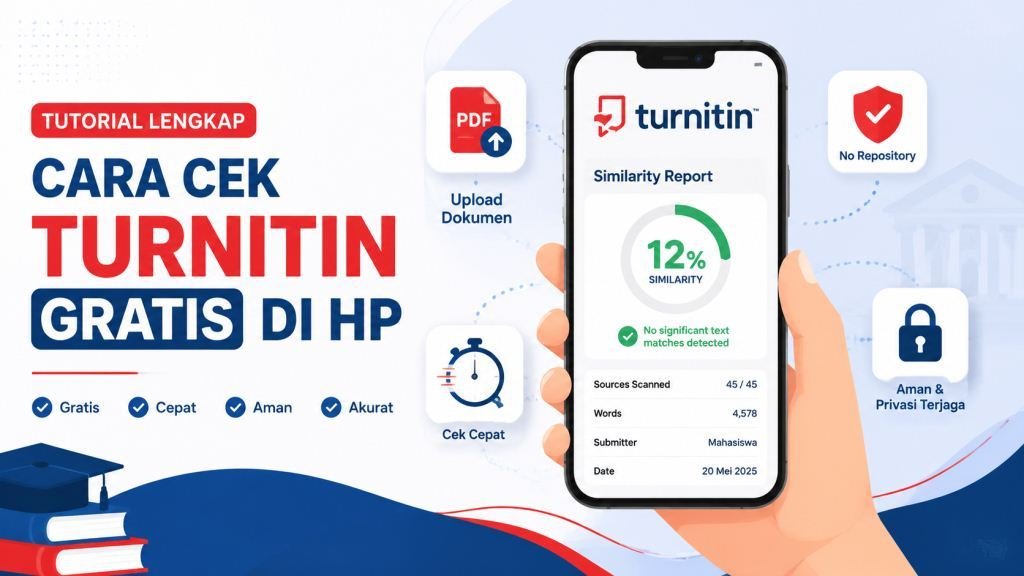 Cara Cek Turnitin Gratis di HP