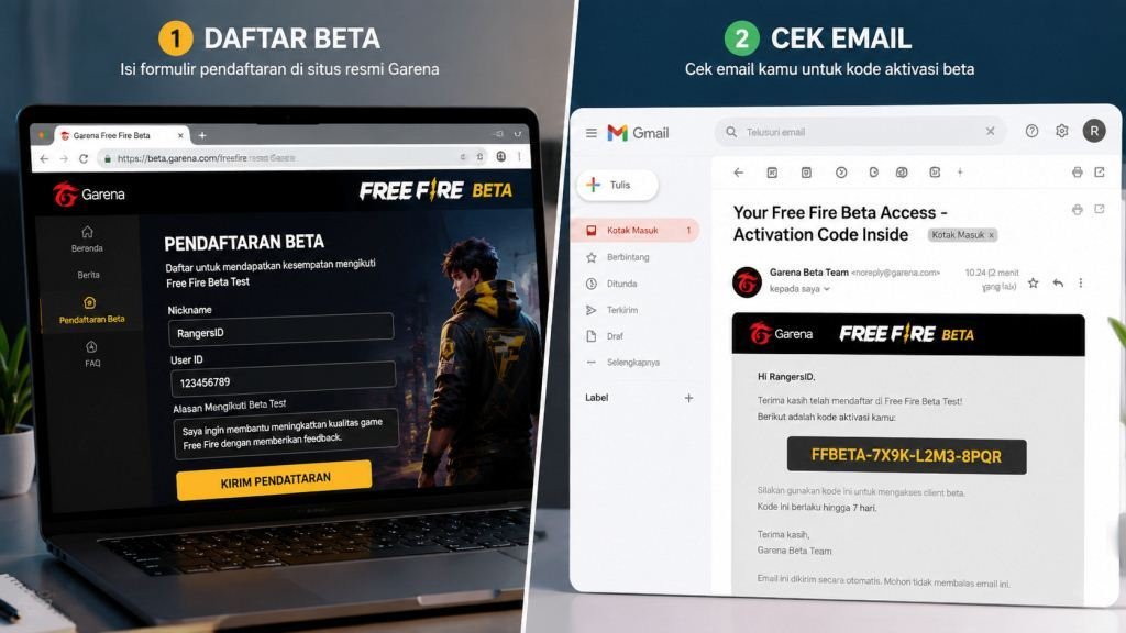 Langkah Daftar FF